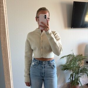 Zara cropped sweater